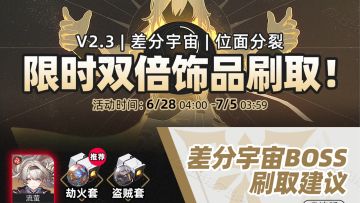 【V2.3攻略】位面分裂丨双倍饰品刷取优先级推荐丨附速刷指引