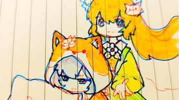 画了狐狸🦊装扮‼️墨鸽鸽的绘画摸鱼日记🎨