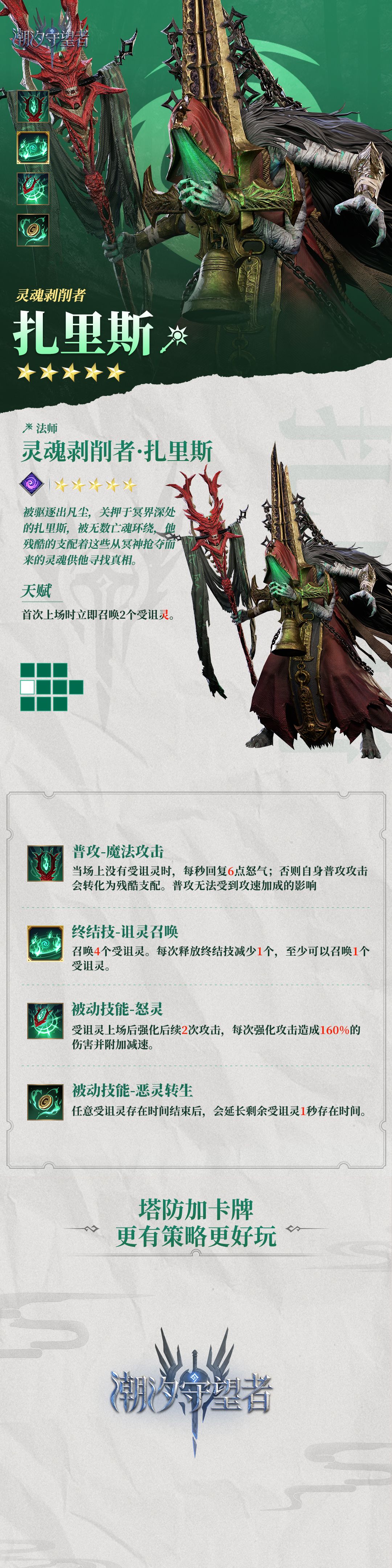 潮汐档案馆丨「扎里斯」英雄档案截图
