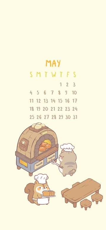 🐾【5月壁纸分享】打工~打工~打工~🍞