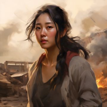 9月17日 阴 心情一般
 前脚北区的人刚走，南区的人也来了。领头的是个女人，约莫30多岁。女人比较健谈，是我们营地的刘大壮带进来的。进门前我就看着他们有说有笑，女人看着我的眼神较为坚定，让我一时不知该把目光放到哪里……
 “老板，早上好啊。我们从南区来，走了好几天。想从你看看有没有我们需要的东西。”她轻声的说道，那声音，还挺温柔的……
 刘大壮跟着搭话：“是啊，是啊，林姐可是南区的人物。想当初南