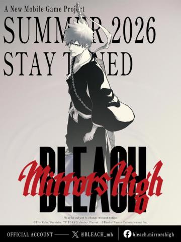 死神IP全新手游BLEACH Mirrors HighPV公布