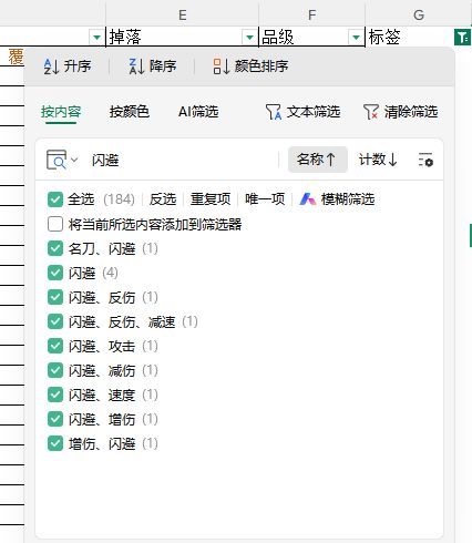 装备图鉴 1