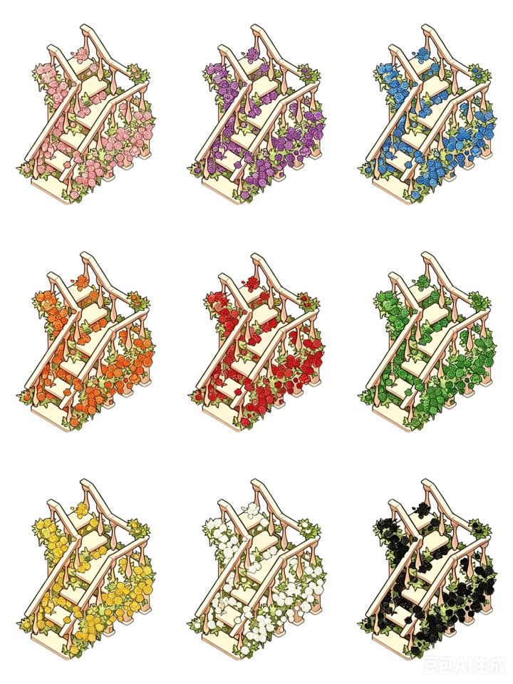 玫瑰花梯你pick哪一个⁉️截图