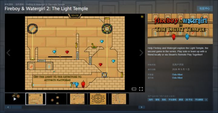 冰火人童年合集登Steam,没中文但问题不大~截图