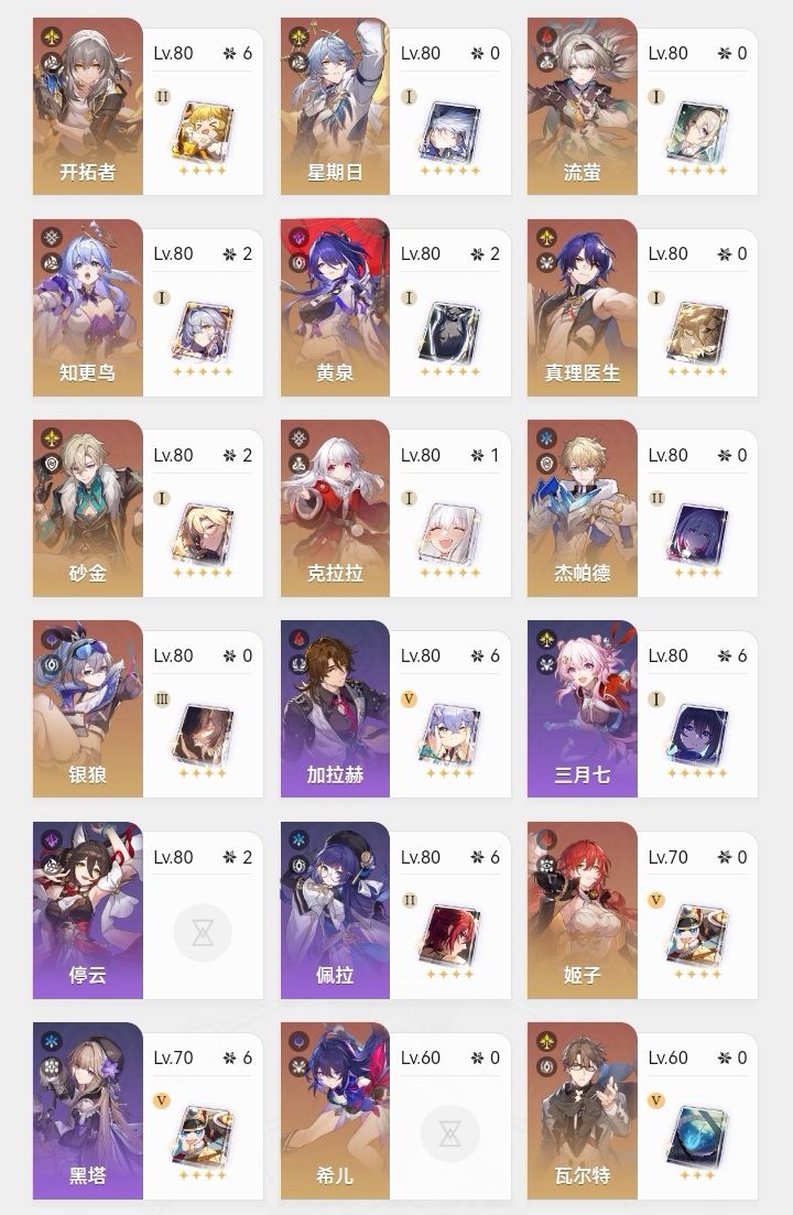 请教一下后面的抽卡规划 1