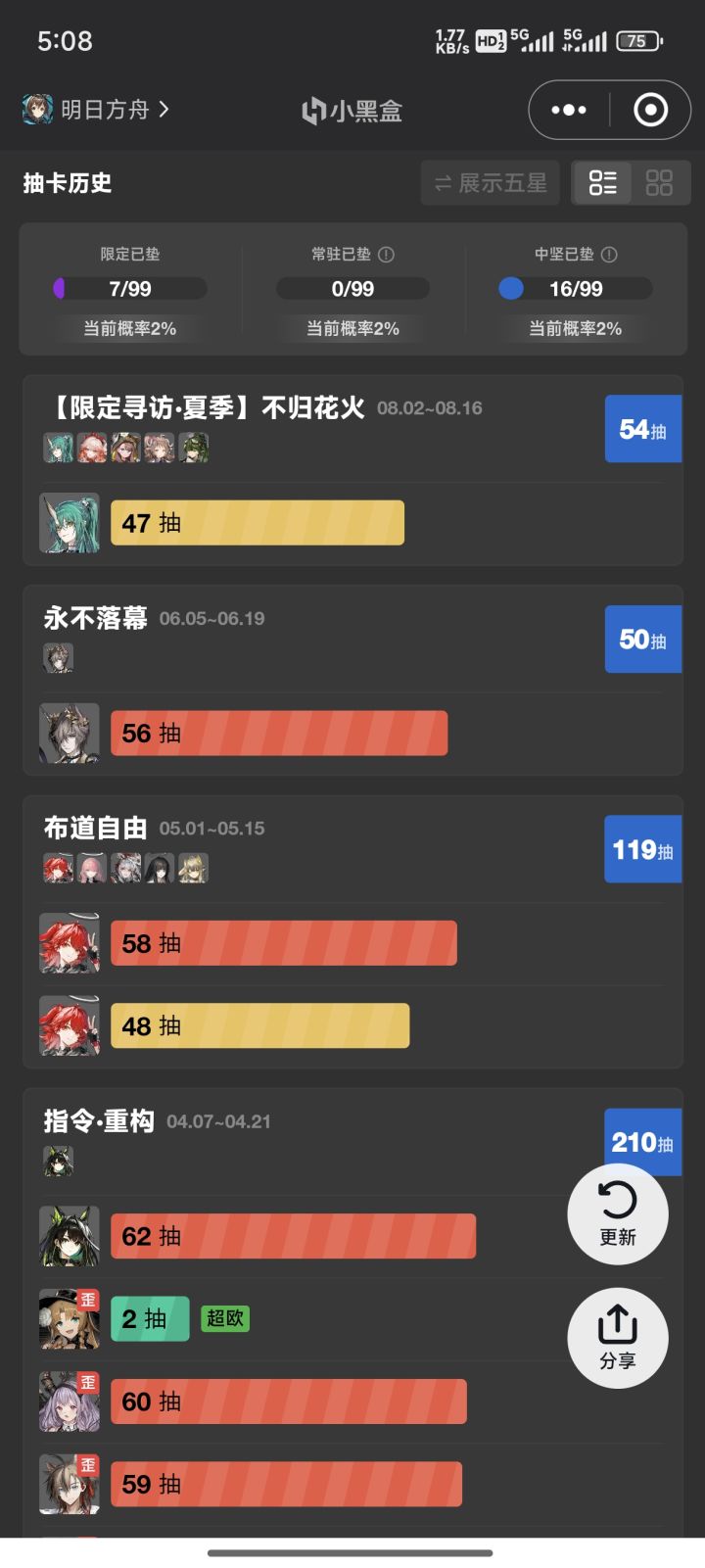 非酋在此截图