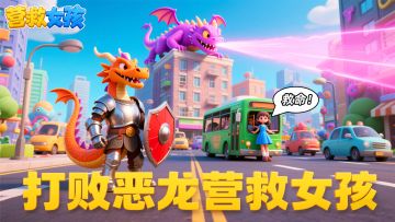 打败恶龙 营救小公主