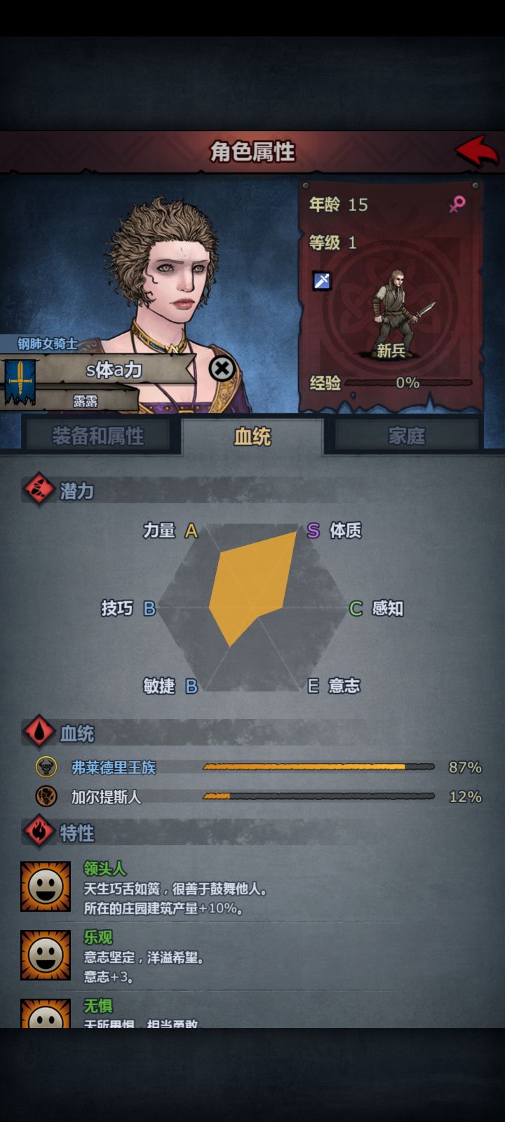 s体力a力,转什么职业好,要能打能抗的,截图