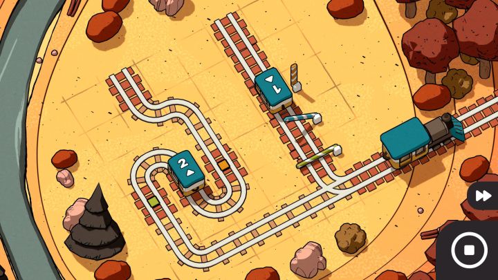温馨可爱的轨道解谜游戏《Railbound》截图