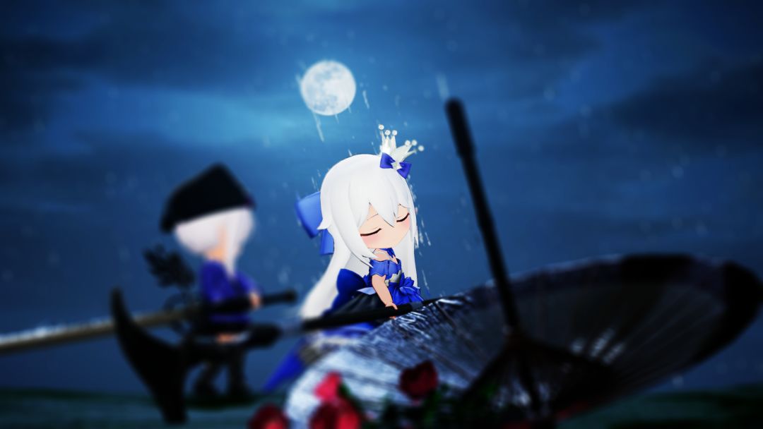 《绮丽夜冠:苏醒》虽然目不能视 1