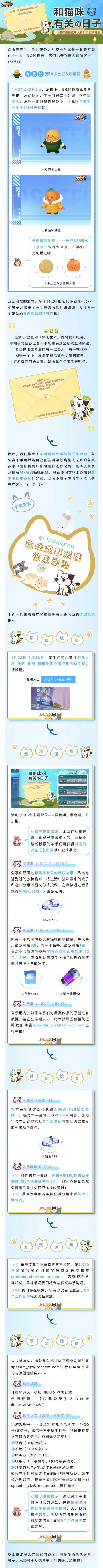 猫咪故事投稿征集活动即将开启！超萌宠物[小土豆&砂糖桔]来袭~