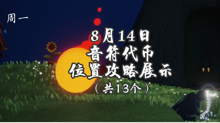 【视频创作】8月14日音符代币位置攻略展示截图