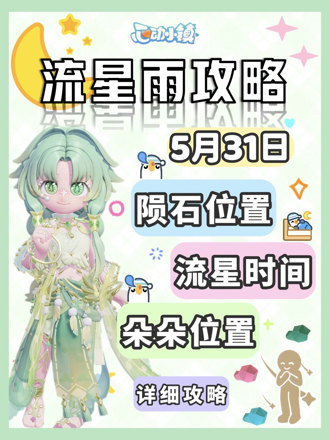5月31日 流星雨必做攻略来啦 陨石位置截图