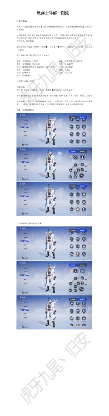 魔剑士一图流详解！