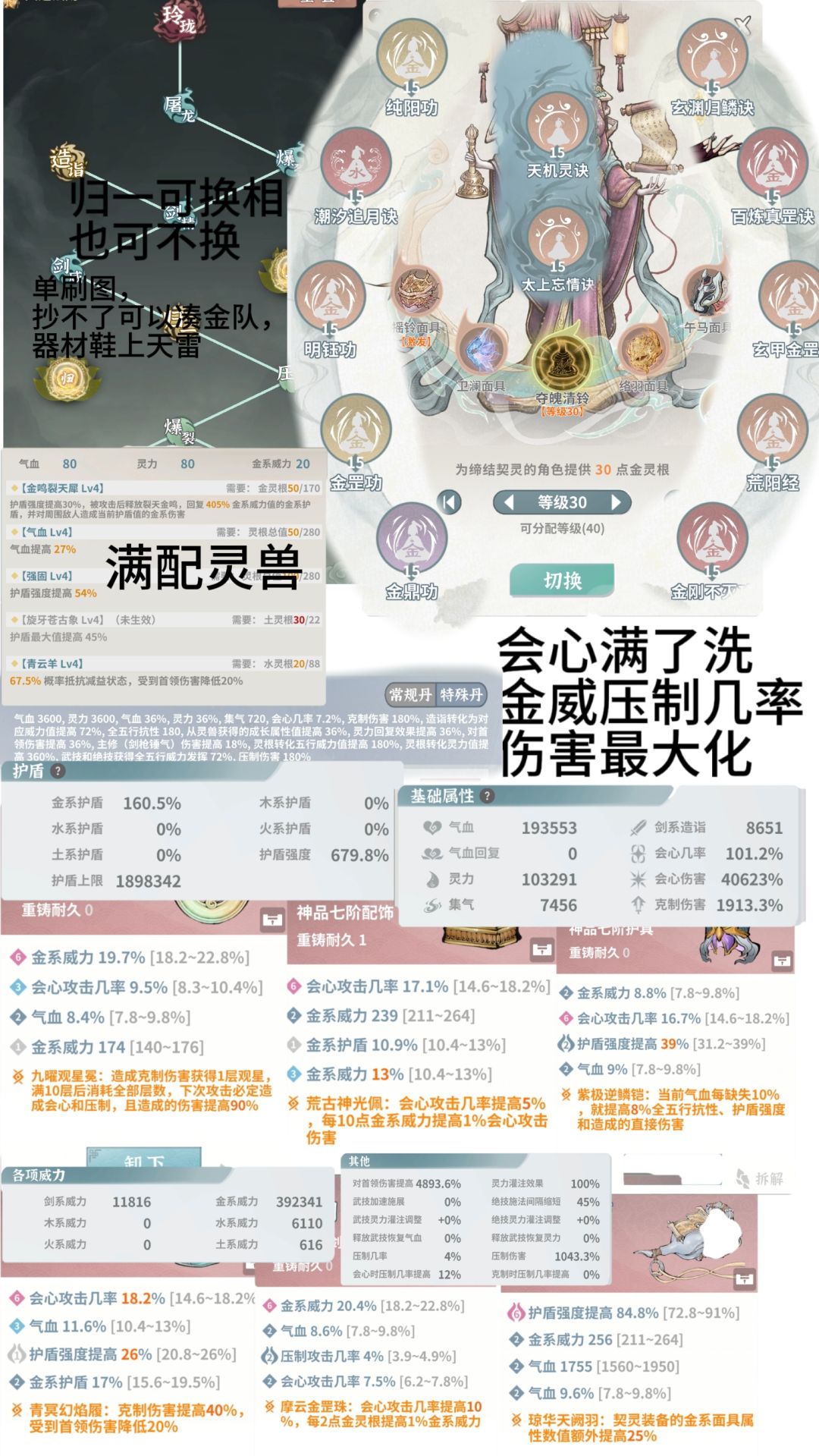 天心攻略(一图流飞升版本)截图