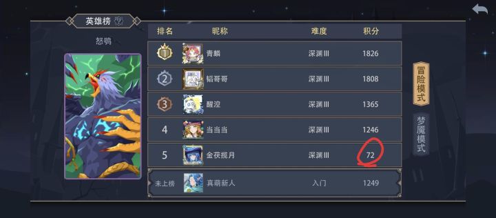 排行榜这位更是氪服困难截图