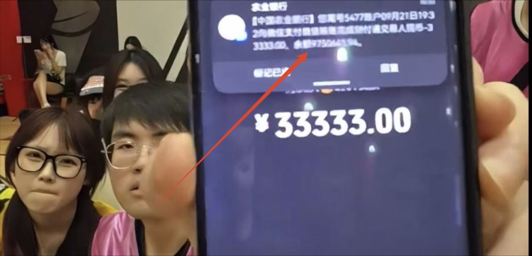 姿态手滑露出975万余额!打游戏真的赚钱~ 1