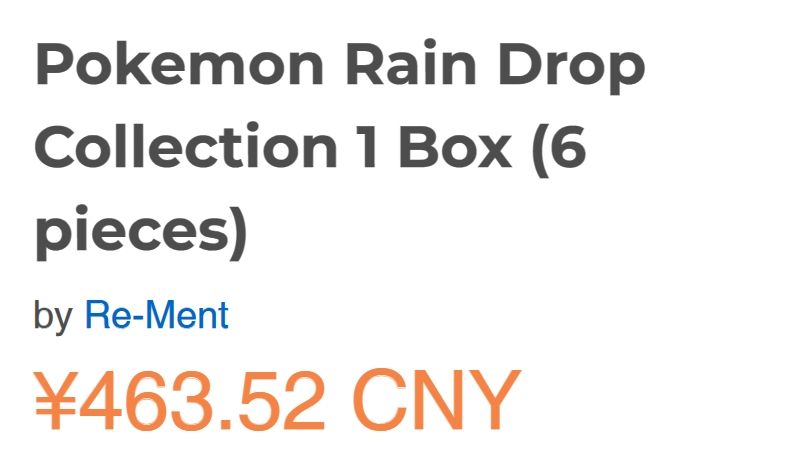 Re-Ment雨天宝可梦盒蛋，全6款已公开！ 3