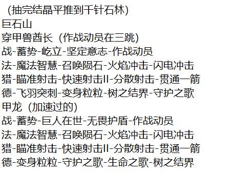 战法猎德三大陆狩猎季部分攻略 2
