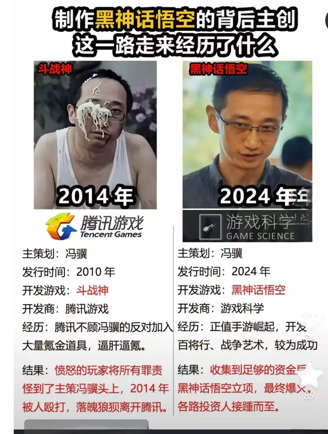 隐忍14年用黑神话悟空打了腾讯的脸 1