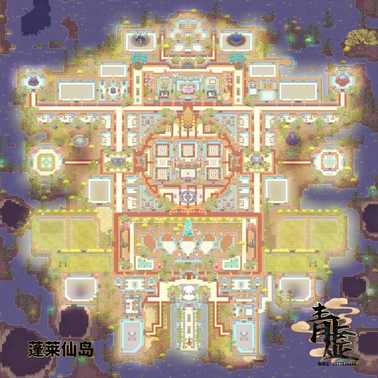 【青虚出品】门派蓝图_蓬莱仙岛 2