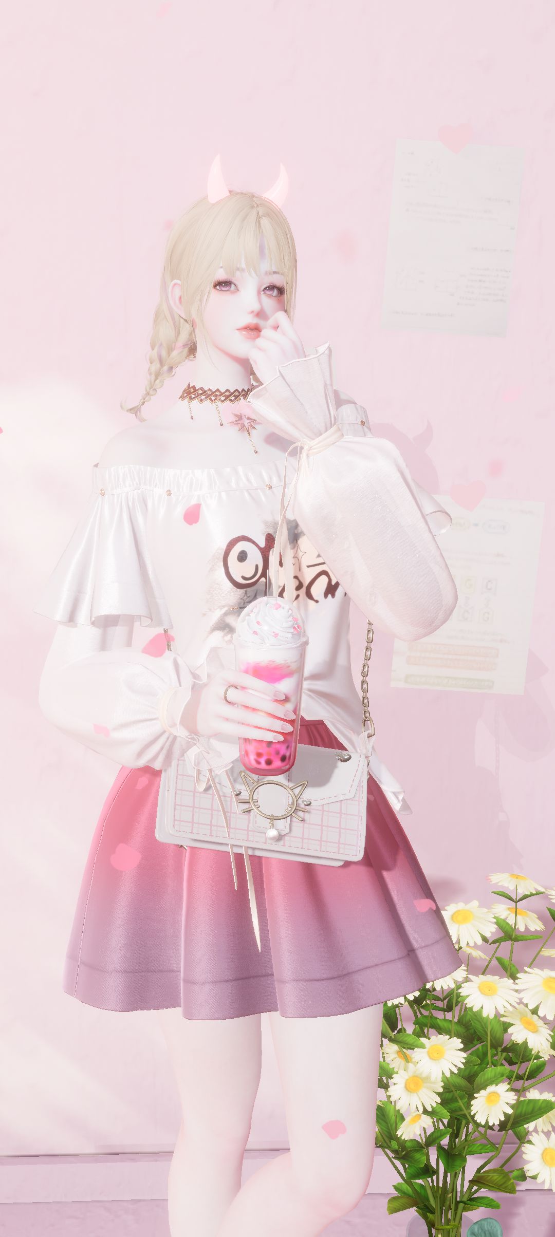 协会换的背景,超级粉!像开了柔光特效… 4