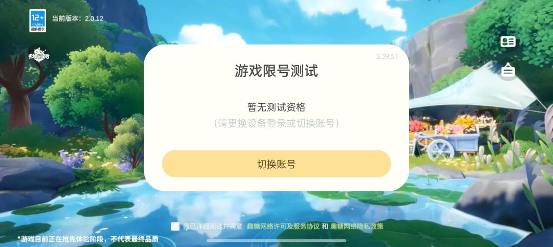 发了资格进不去游戏 1