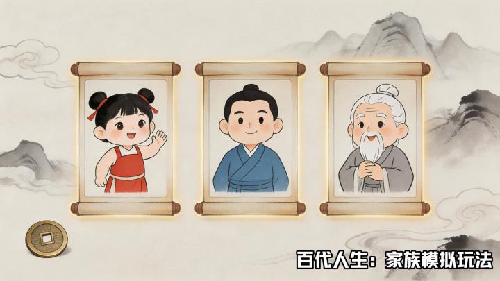 百代人生:人生模拟家族玩法截图