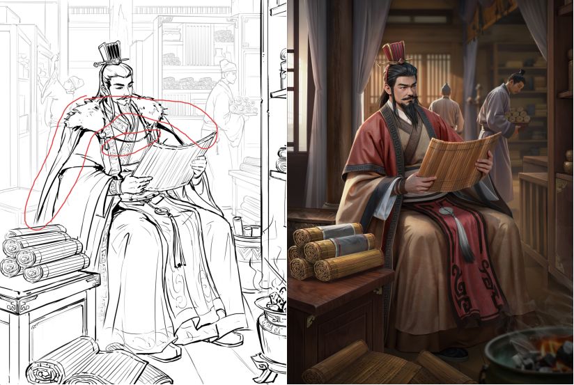 盘点我认为被上色毁掉的神级原画 2