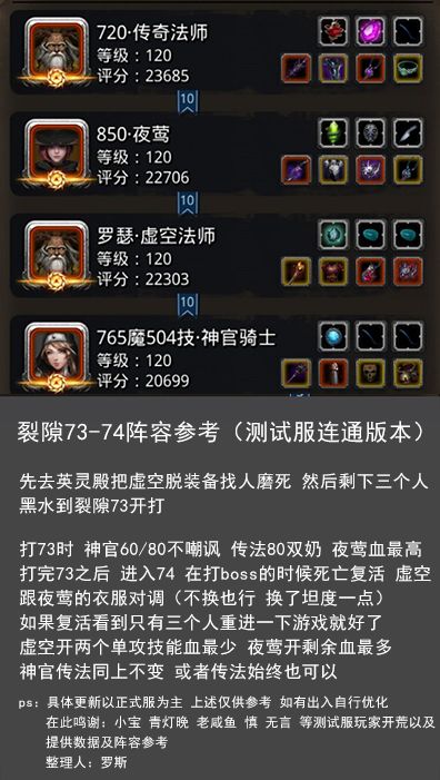 裂隙72-75 安测攻略 3