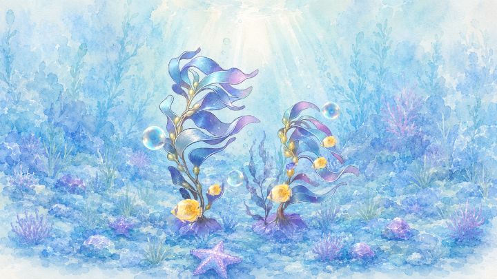【织梦壁纸】光落深海,鱼群漫游🐠截图