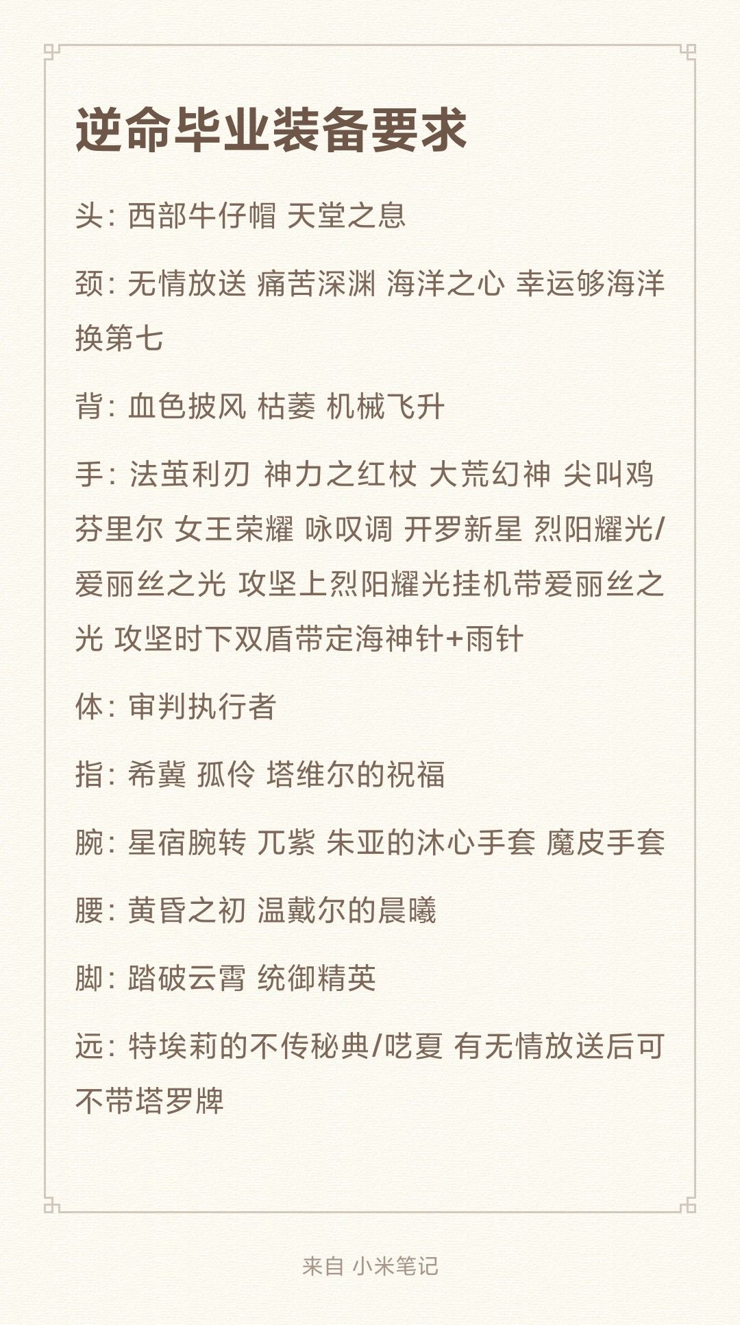逆命装备推荐截图