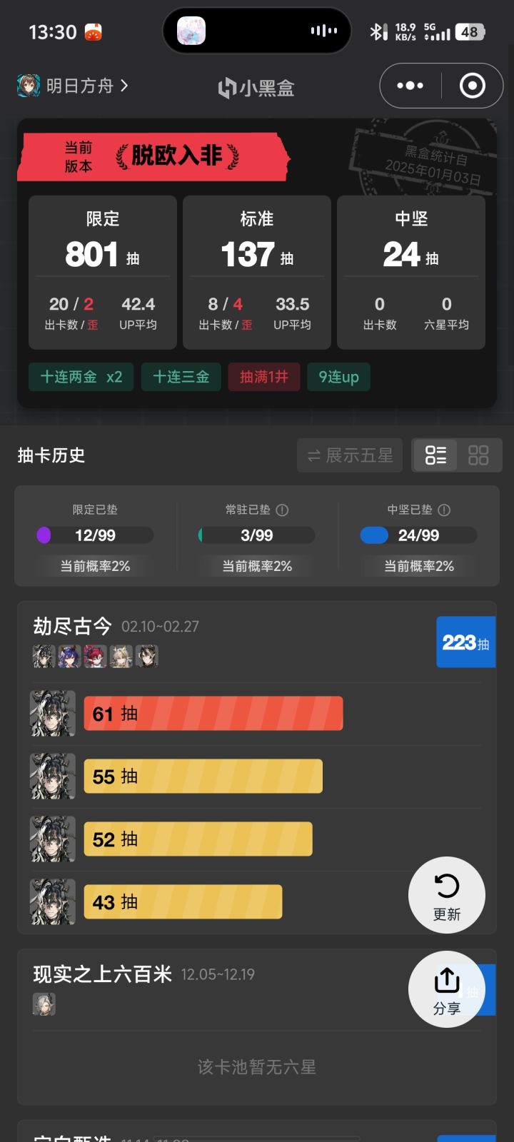 大哥太爱我了,让我卡池只有他截图