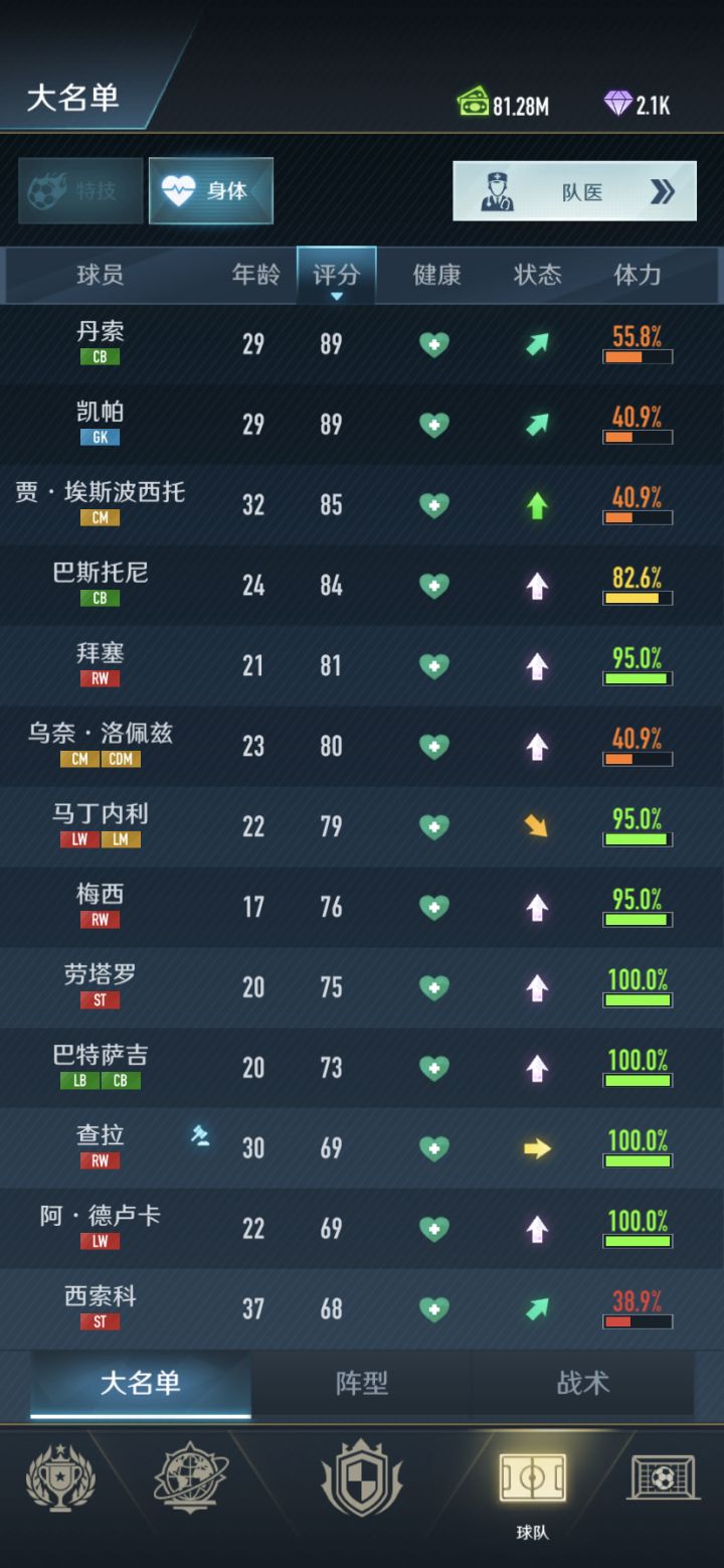 梅西球员截图