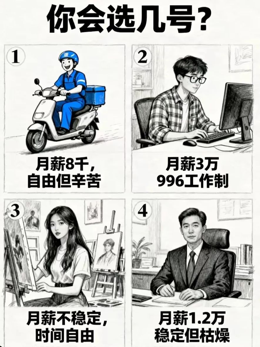 你会选择哪种工作? 1