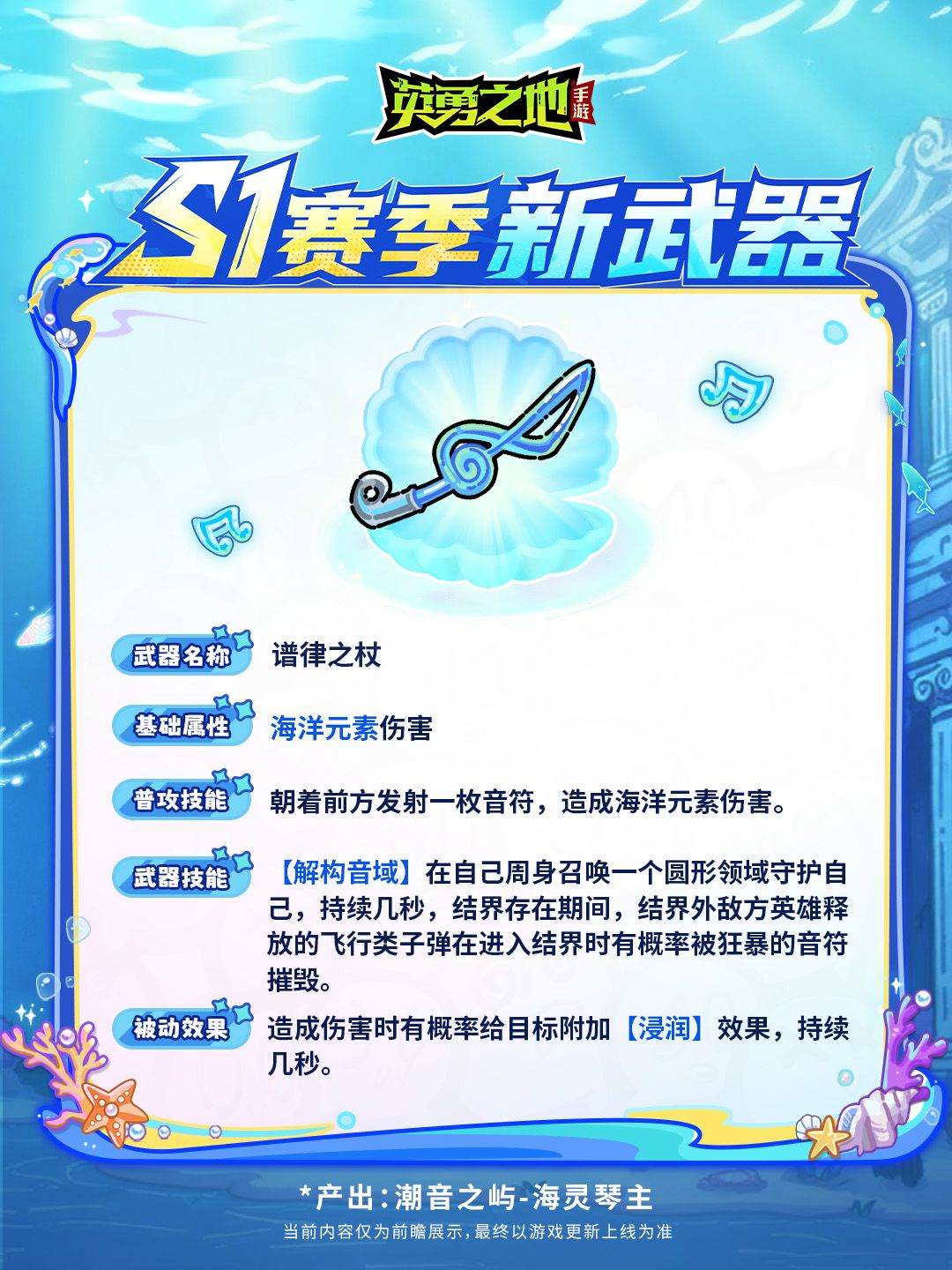 版本前瞻丨S1赛季武器饰品上新 1