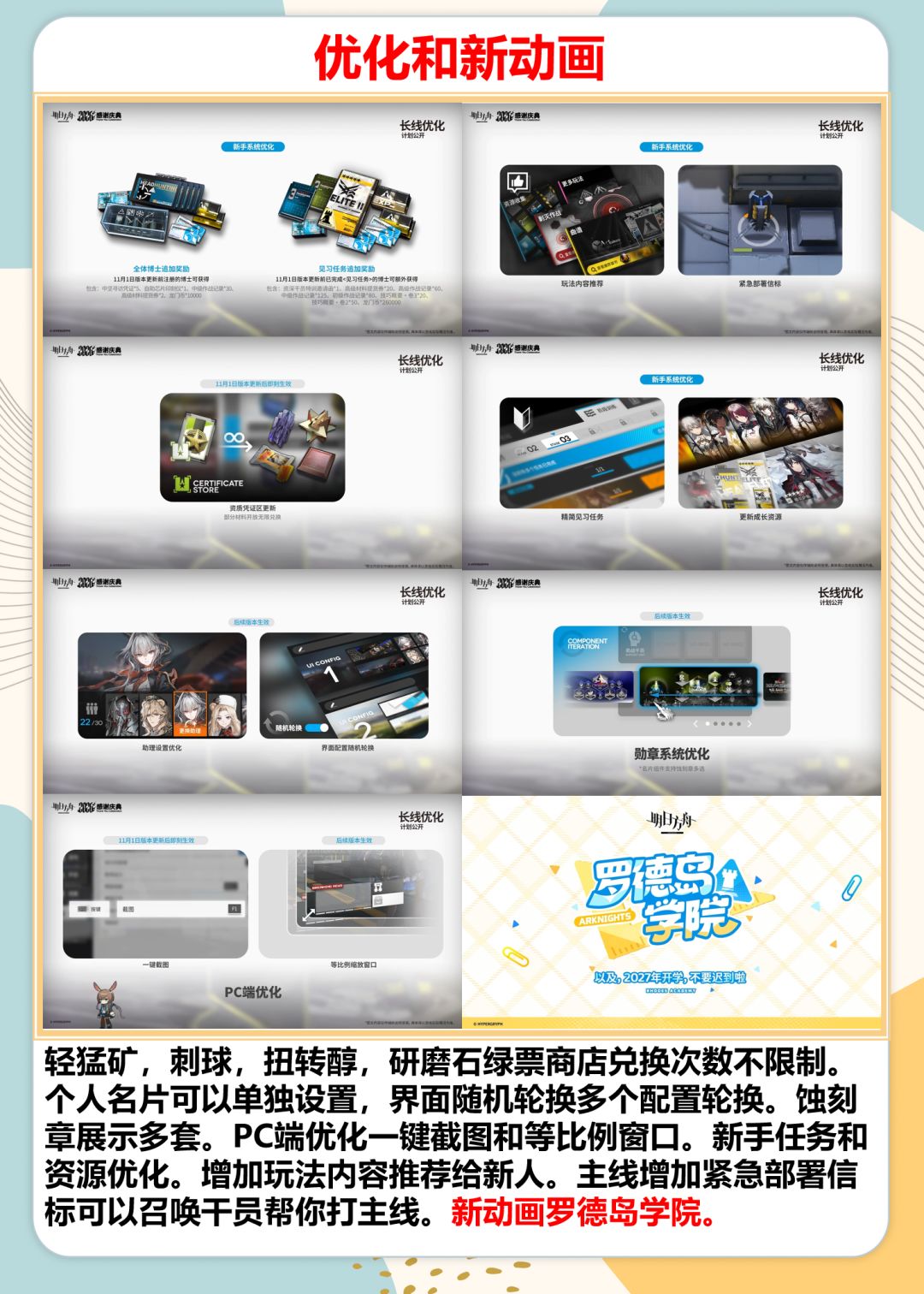 明日方舟塔露拉实装,卫戍协议常驻,送6星 15