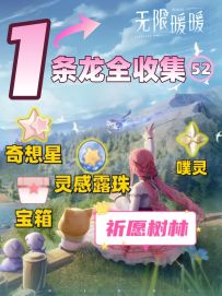 无限暖暖奇想星、灵感露珠、宝箱一条龙全收集52集