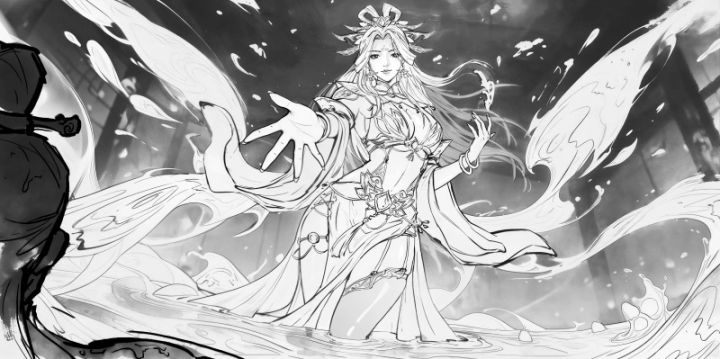 赵姬的原画和新皮肤都是躺着的，不疲劳吗截图