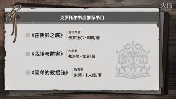 克罗托尔书店重大发表！