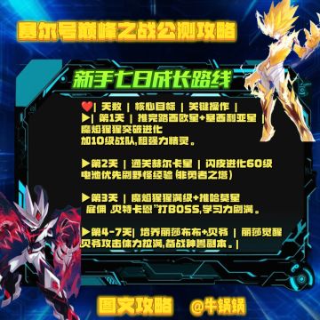 【赛尔号巅峰之战】公测新人七日成长路线