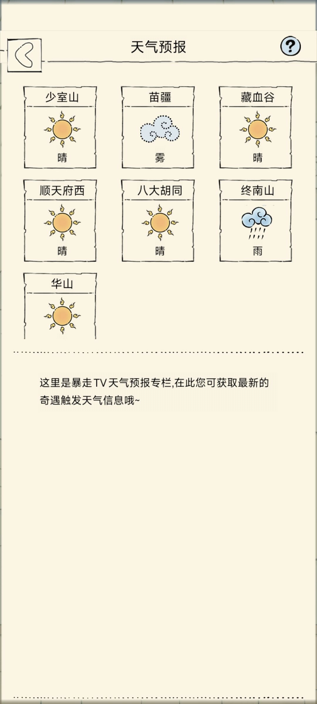 今天为啥没有特殊天气呀,还在活动期间呢 1