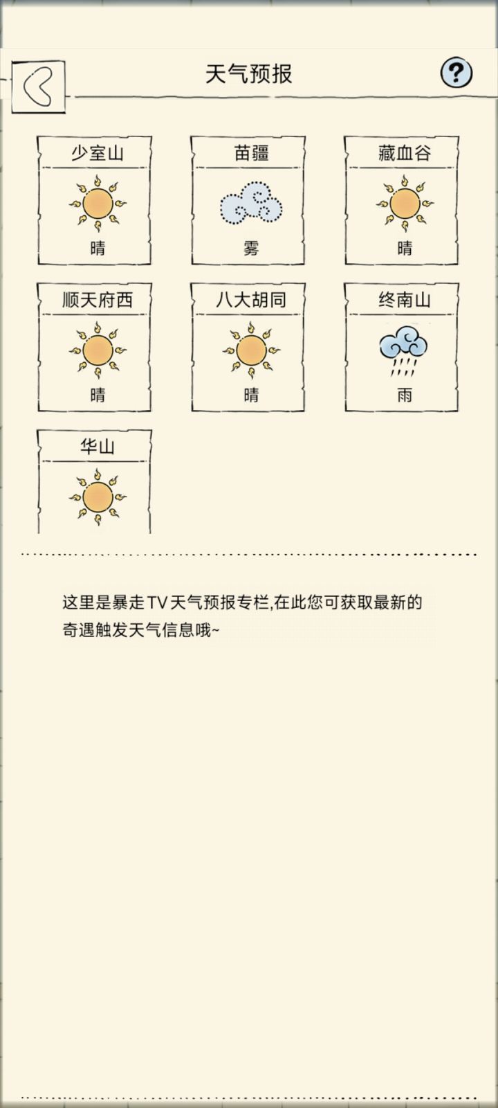 今天为啥没有特殊天气呀,还在活动期间呢截图