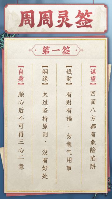 【周周灵签】新周新成就！解锁你的小荣耀