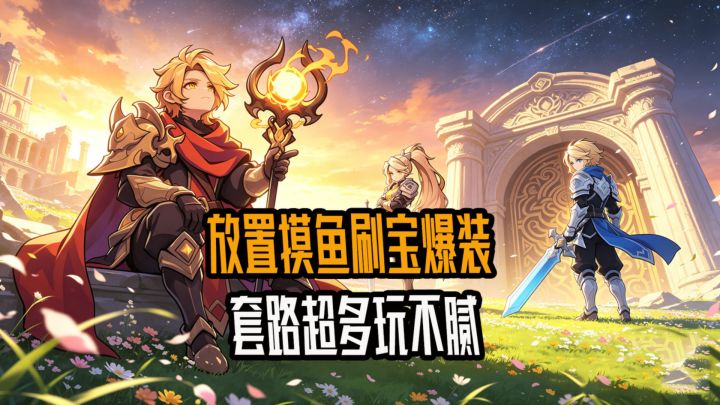 放置摸鱼刷宝爆装,套路超多玩不腻!截图