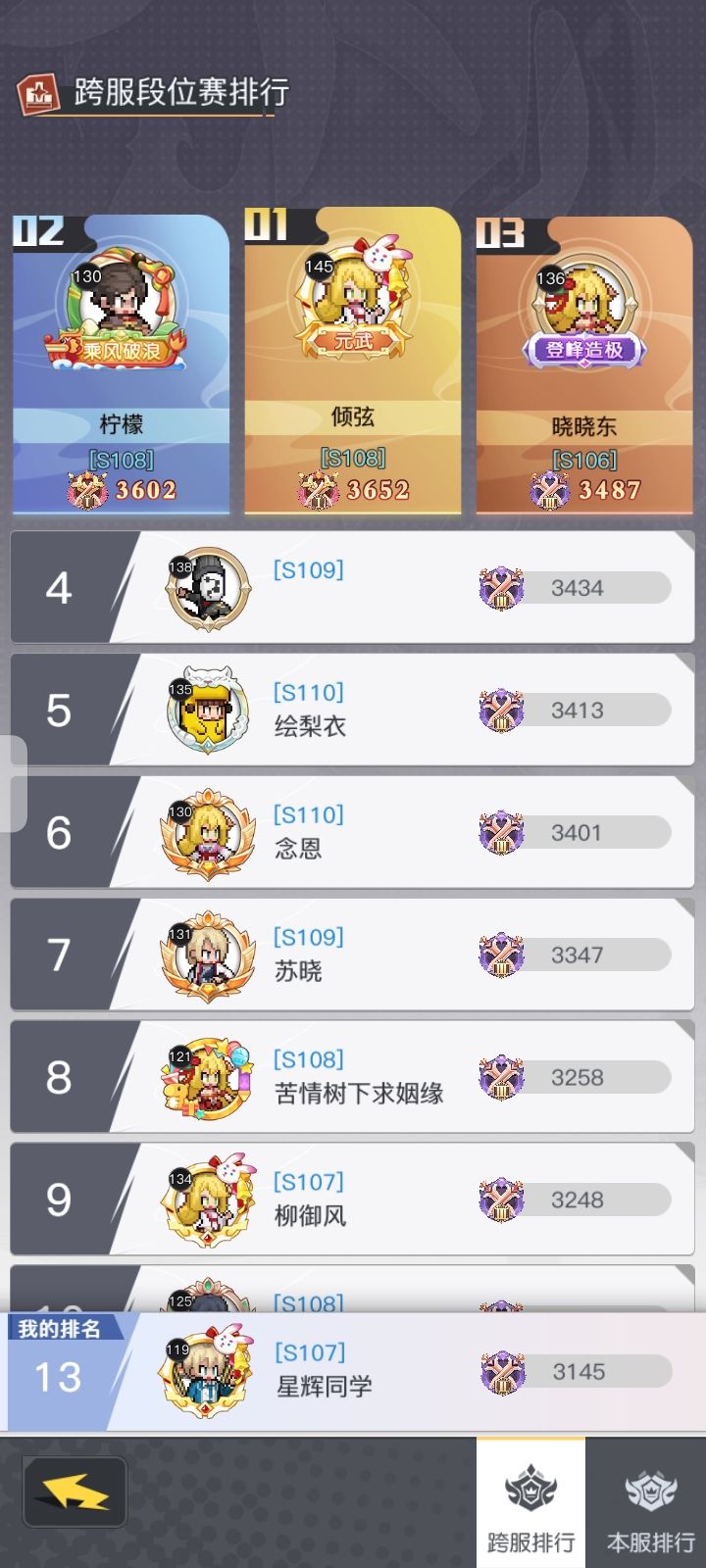 零氪两个月,一千二百万战 3