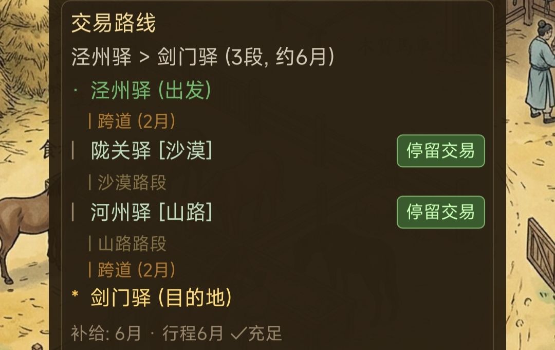 跑商路径 2