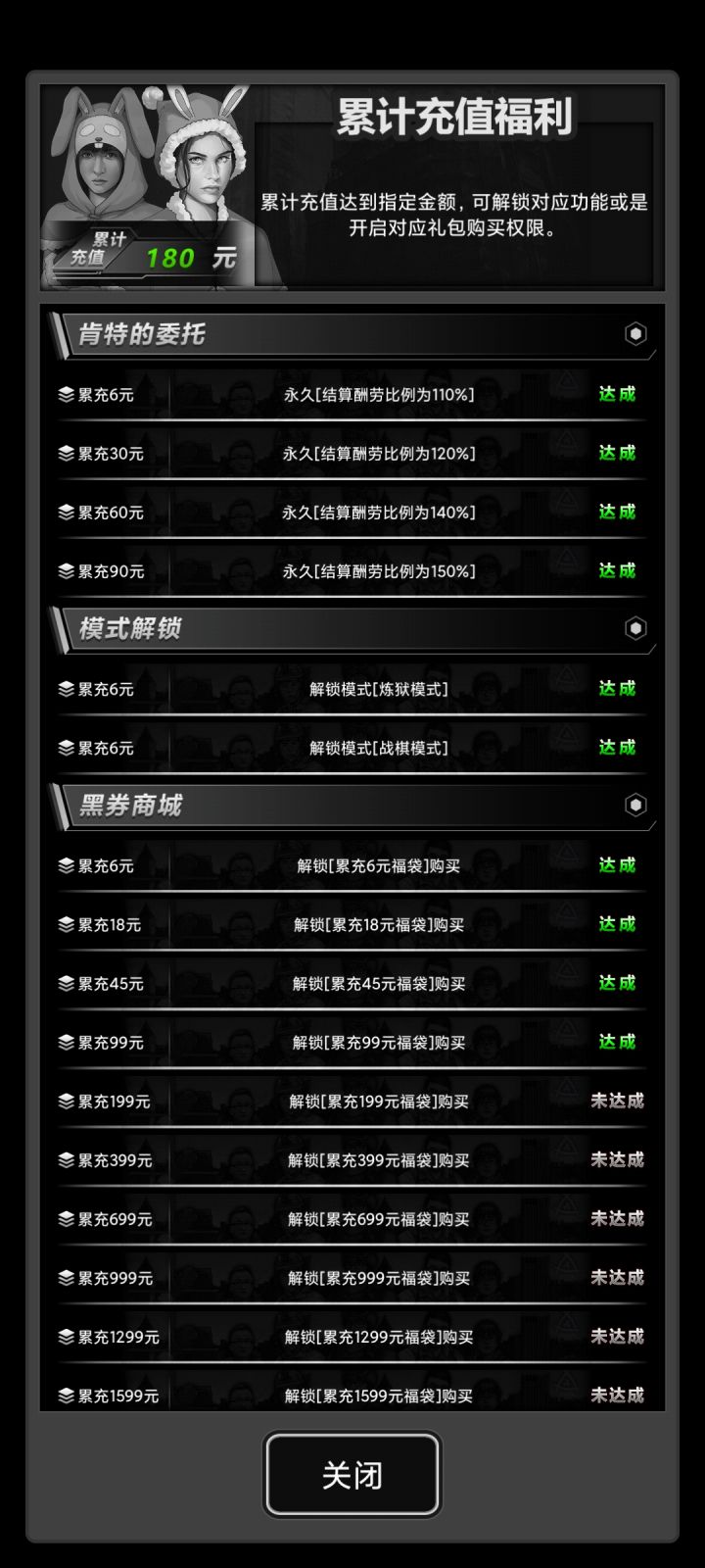 萌新求带入坑第二天截图