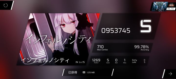 15.7突破o(*≧▽≦)ツ┏━┓截图